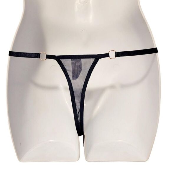 2/$20 Brand new blue flower lace T-backs underwear panties - Picture 3 of 4